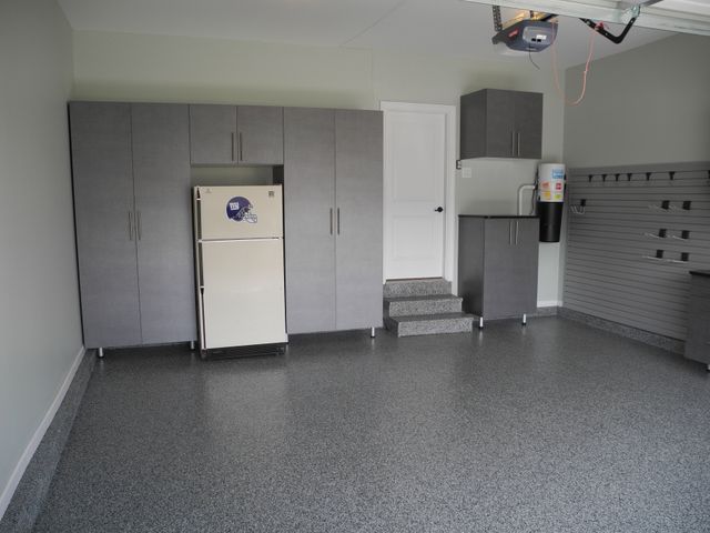 Custom Garage Cabinets and Epoxy Floor Ocean County