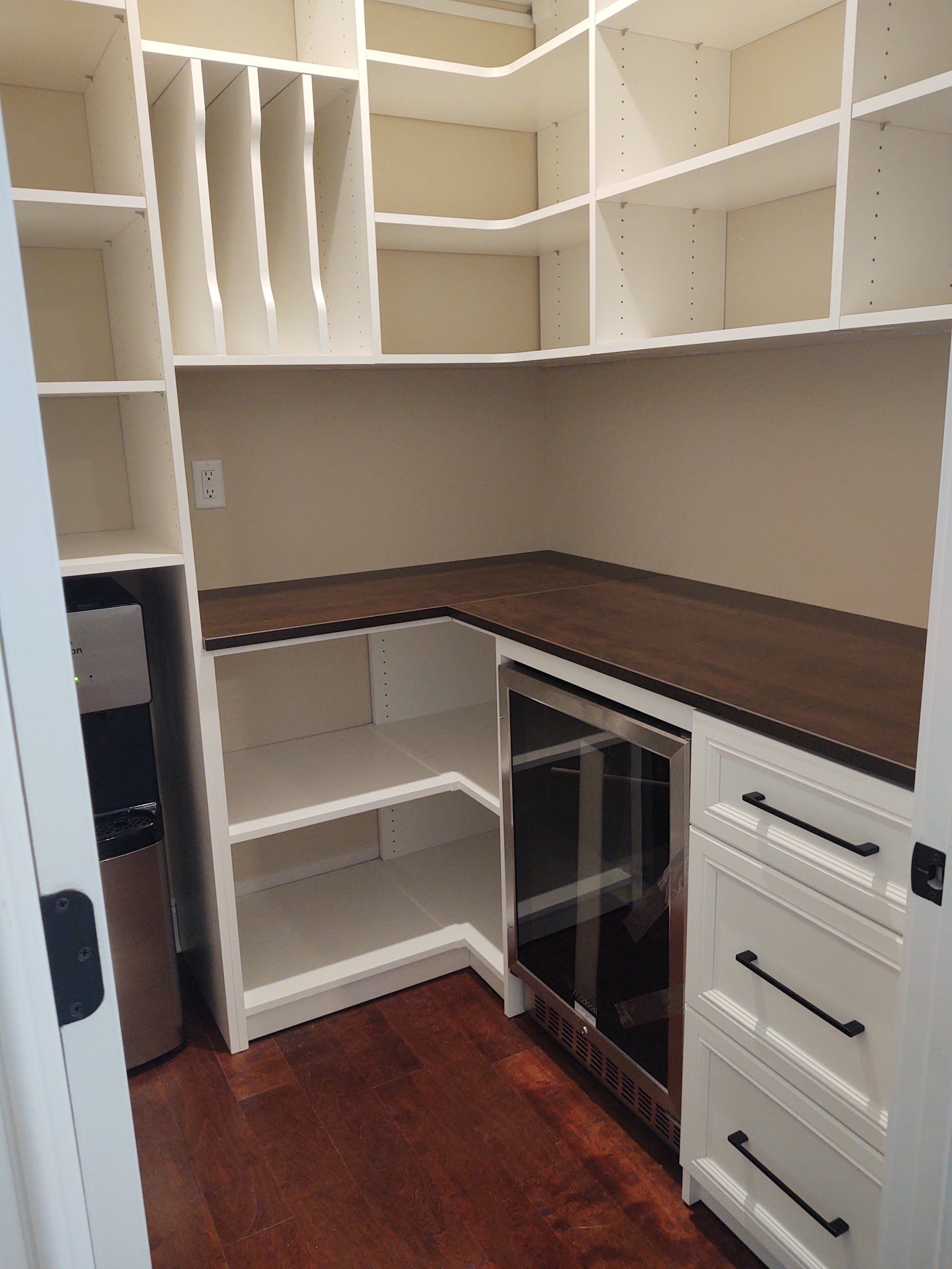 Custom Kitchen Pantry System Client Project