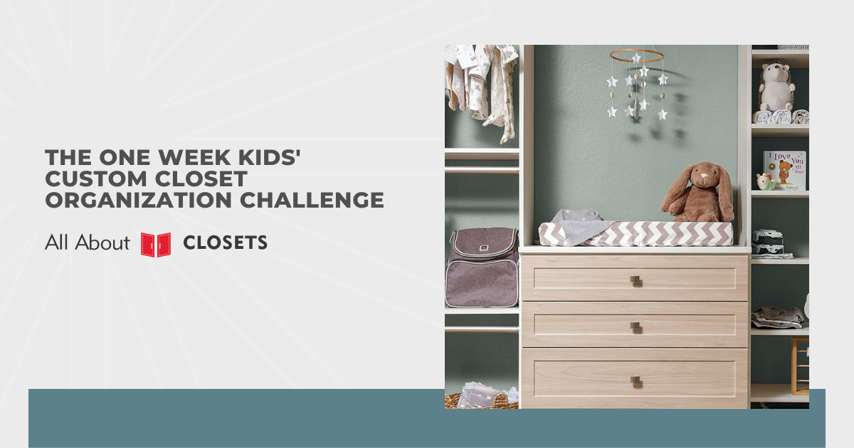 The One Week Kids' Custom Closet Organization Challenge