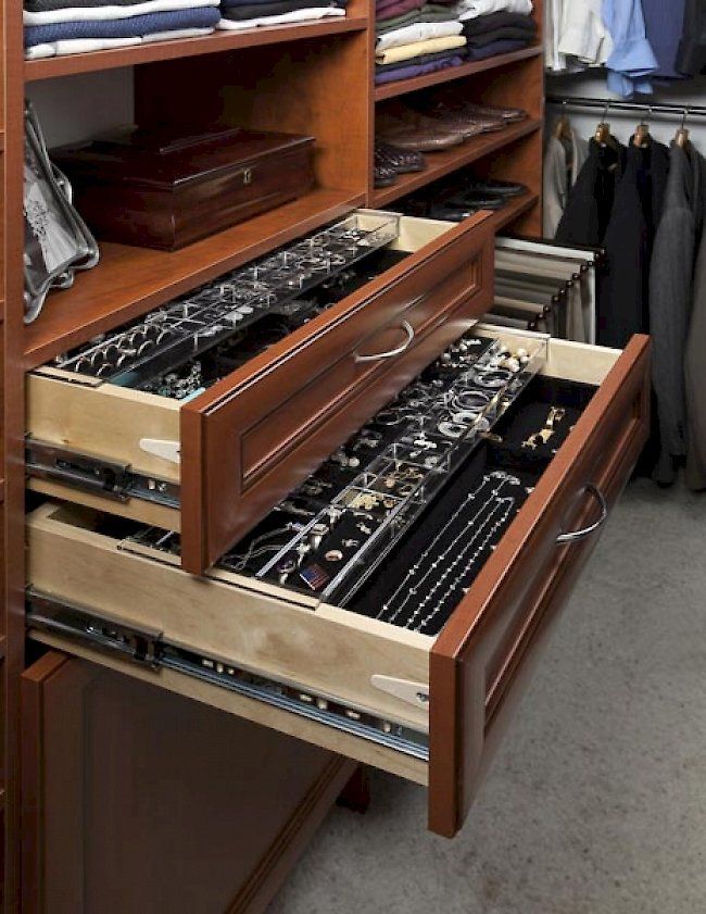 Easy glide drawers