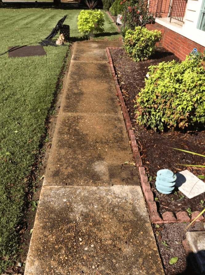 Dirty Cemented Pavement – Kents Store, VA – Central Virginia Power Washing