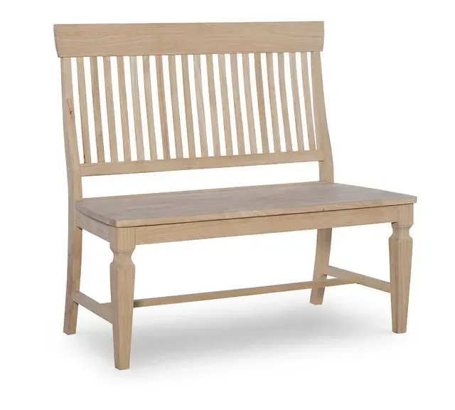 New White Bench — Rockville, MD — Zadia Furniture