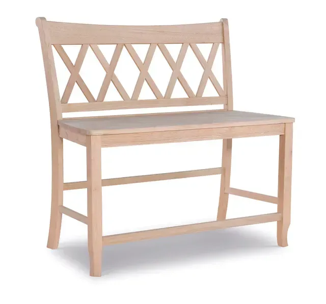 Double X-Back Bench — Rockville, MD — Zadia Furniture