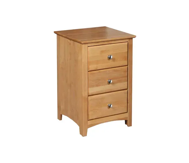 Wooden Nightstand with Drawers — Rockville, MD — Zadia Furniture