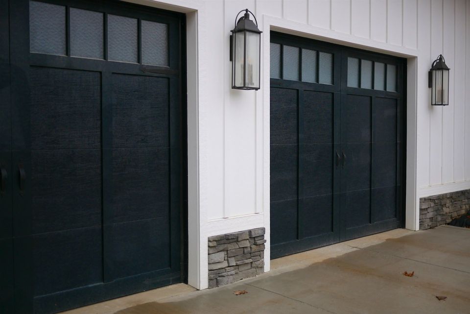 Dream Garage With Doors, Black Modern Farmhouse Garage Doors