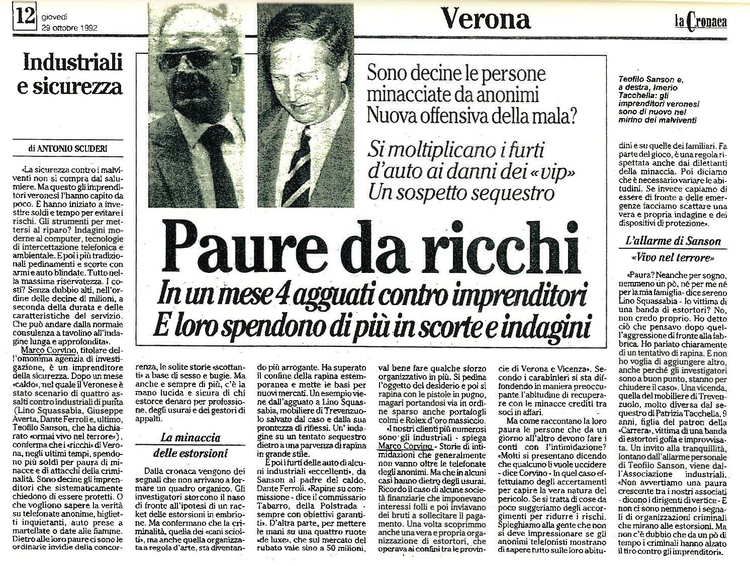 detective  Verona Pubblicazioni