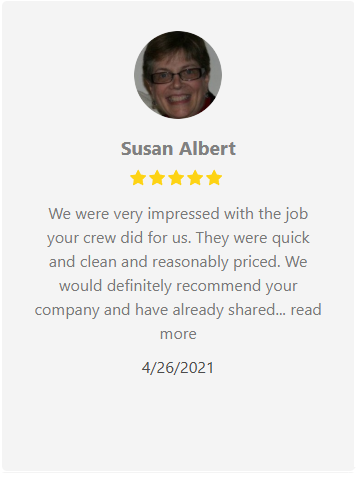Susan Albert review: positive testimonial with 5-star rating, 