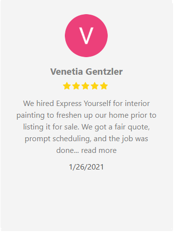 Review from Venetia Gentzler for 