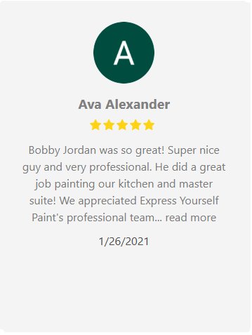 Customer review: Ava Alexander gives 5 stars.