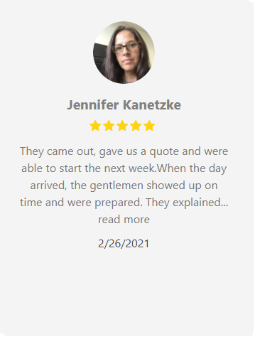 Customer review by Jennifer Kanetzke: 5-star rating