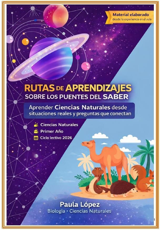 Portada de material educativo sobre 
