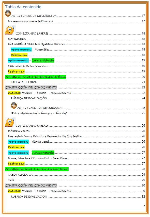 Portada de material educativo sobre 