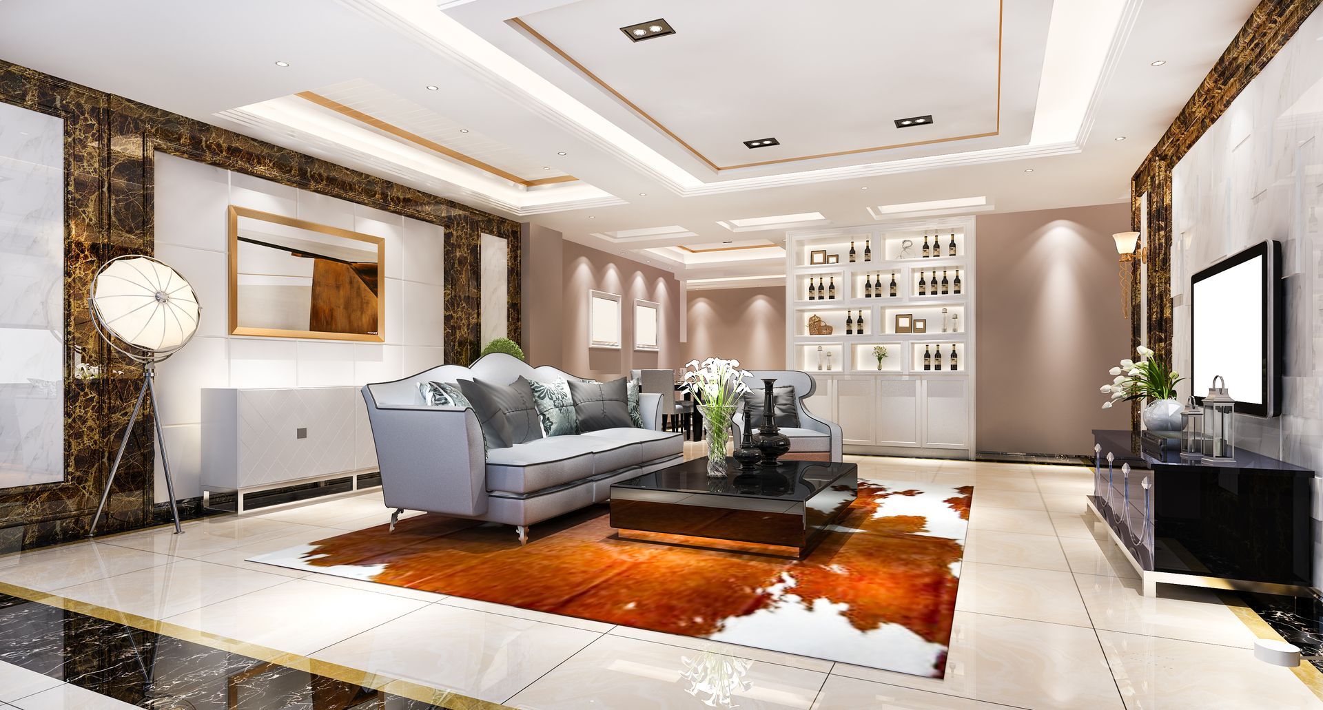 luxury living room decor