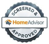Screened and approved by Home Advisor badge