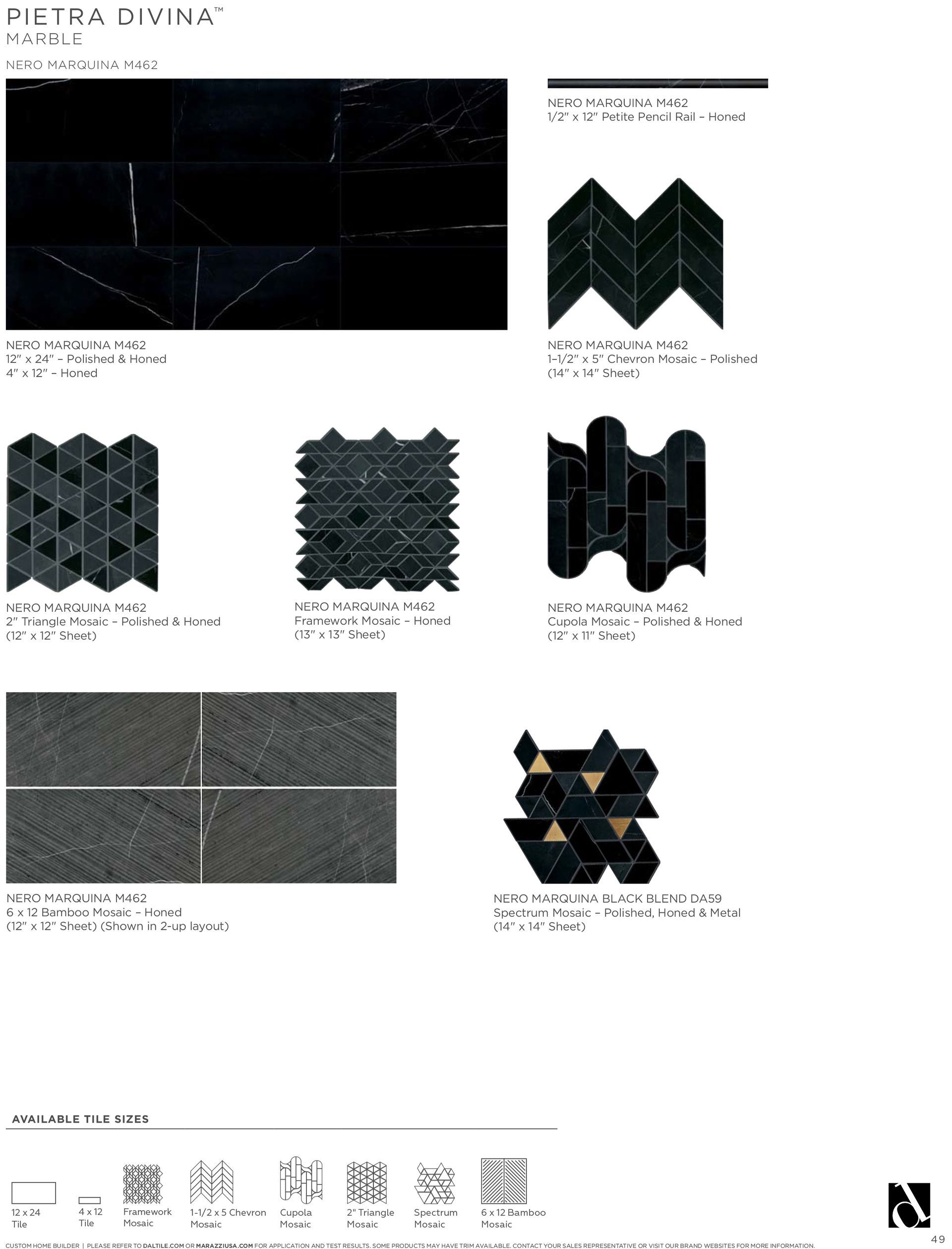 There are many different types of tiles on this page.