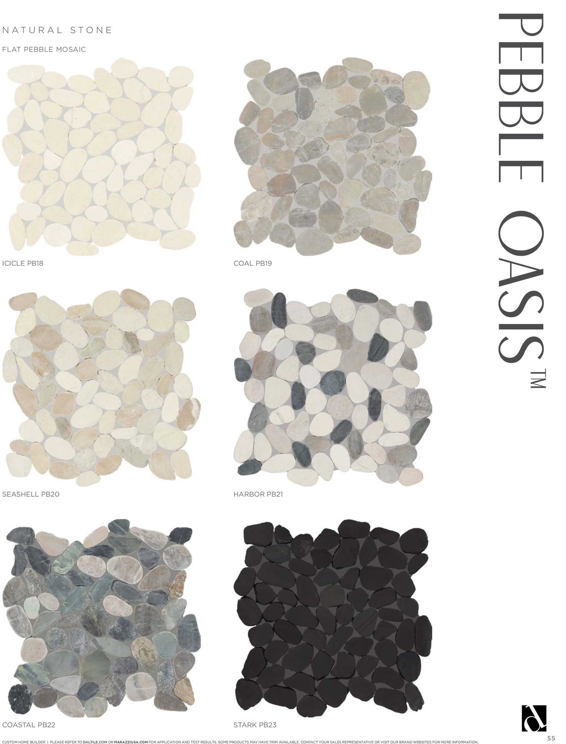 There are many different types of rocks in this brochure.