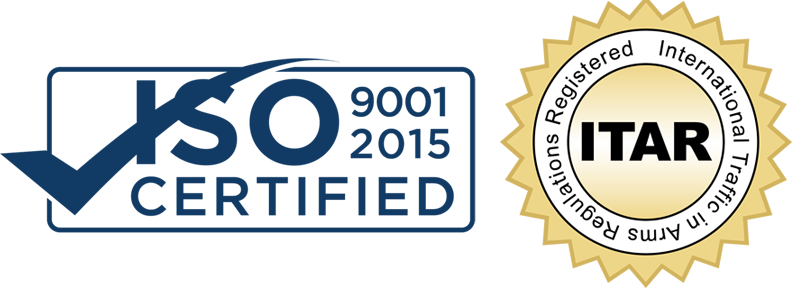 ISO Certified, ITAR Registered