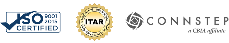 ISO Certified and ITAR Certified Connstep logo 