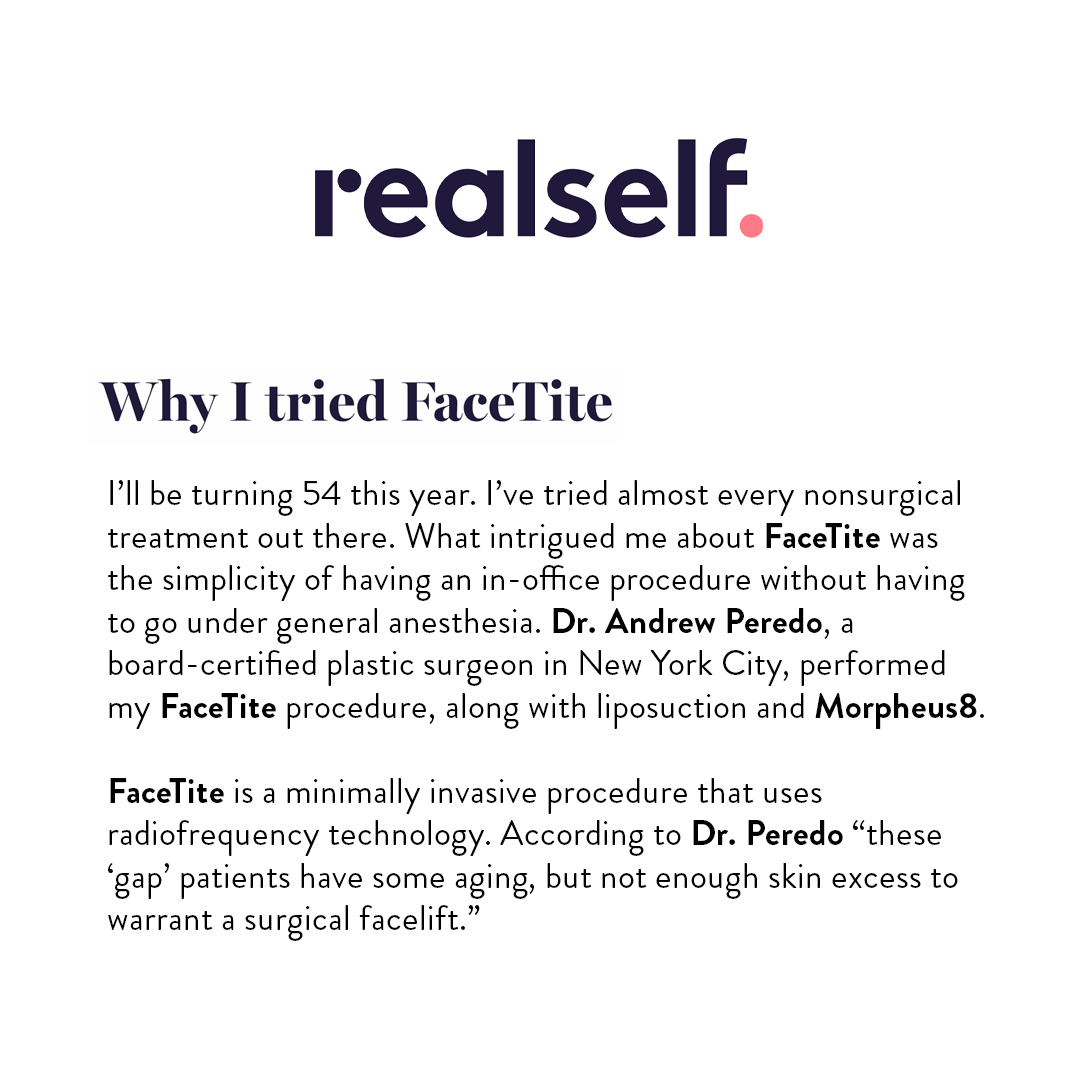 A page of text that says `` why i tried facetite ''.