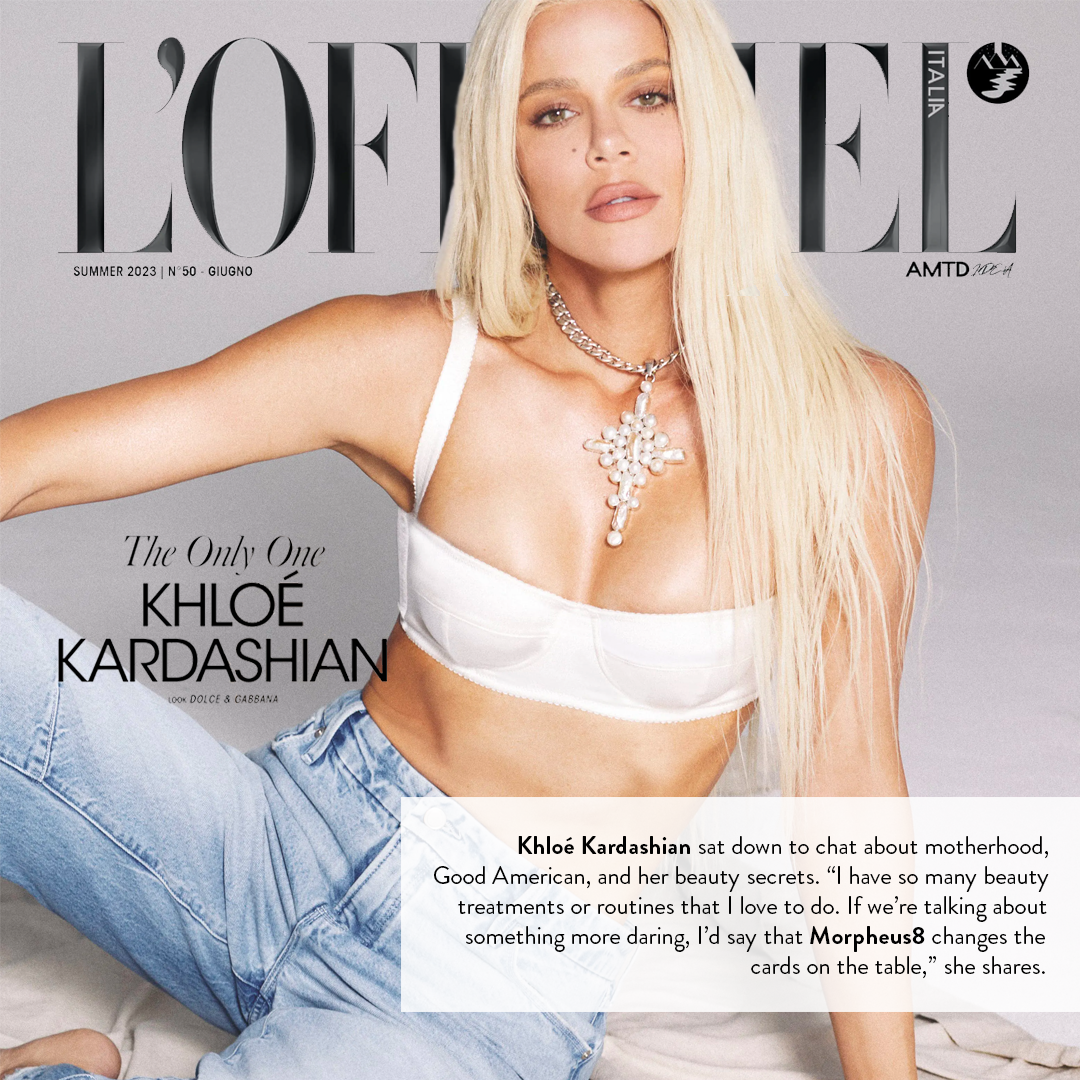 Khloe kardashian is on the cover of a magazine