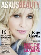 cover of Ask Us Beauty Magazine inaugural issue October 2021 featuring Dr. Ashley Guthrie