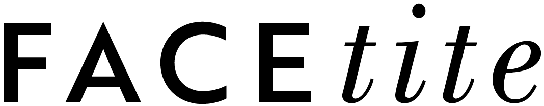 black logo for Facetite