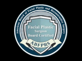 The logo for the american board of facial plastic and reconstructive surgery