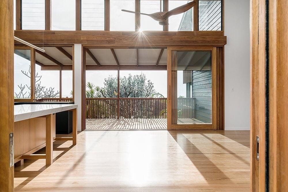 Patio Area With Wooden Sliding Door — Joinery & Cabinetry In Murwillumbah, NSW