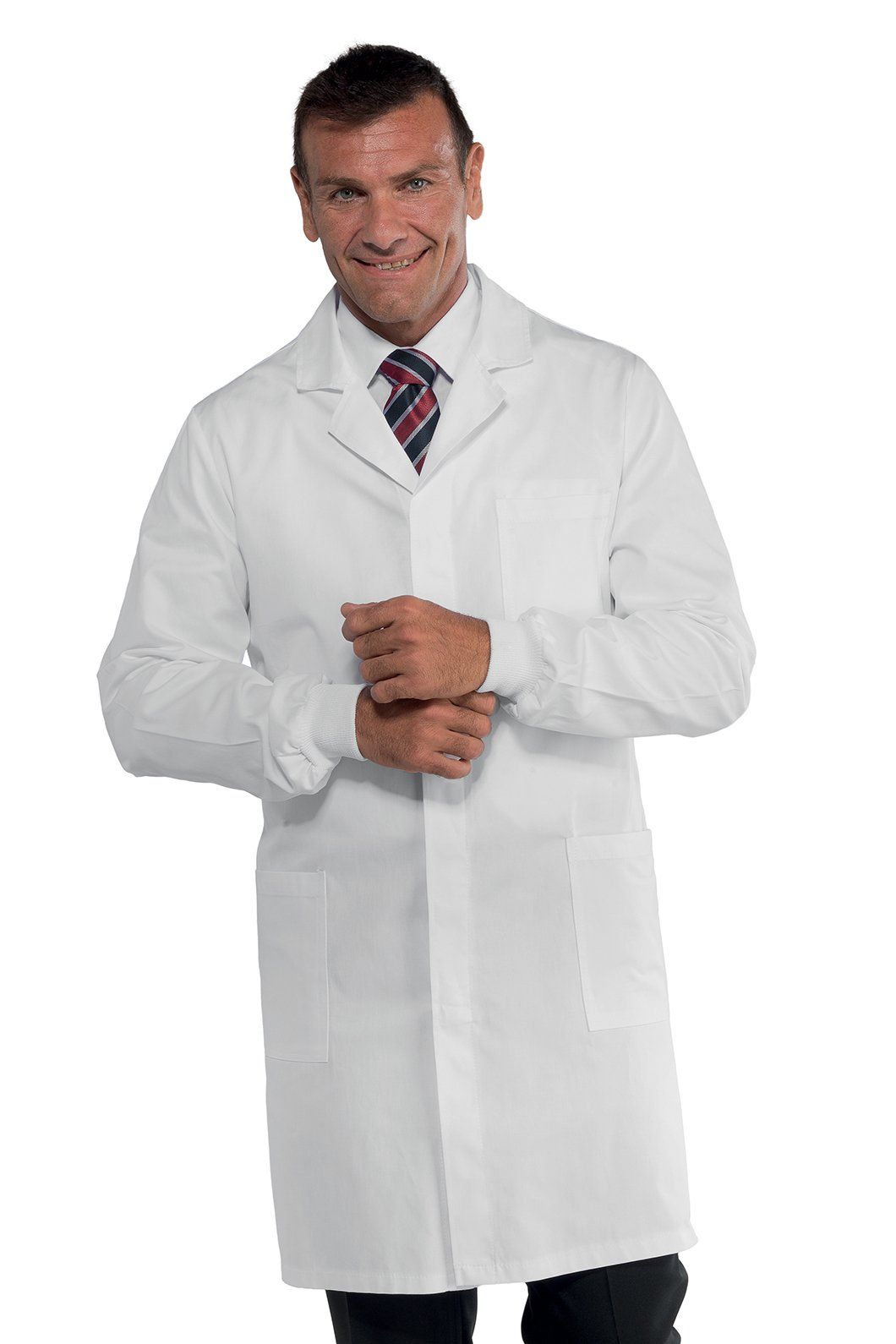 medico con camice bianco