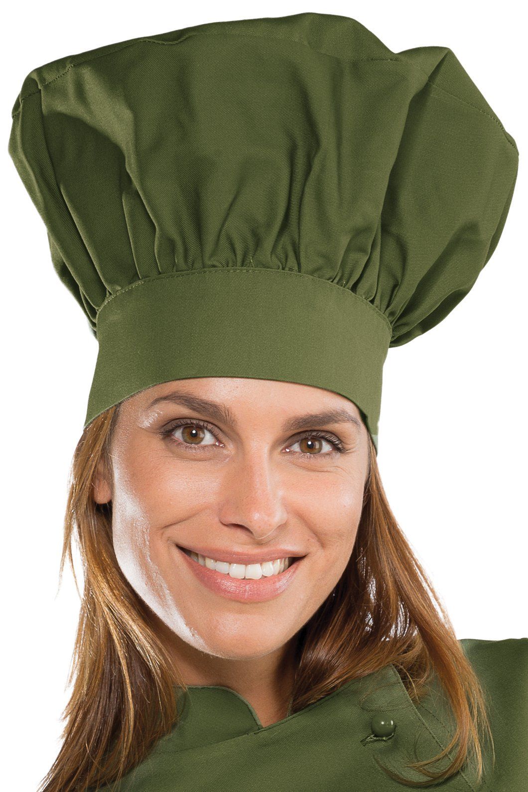 cappello da cuoco verde