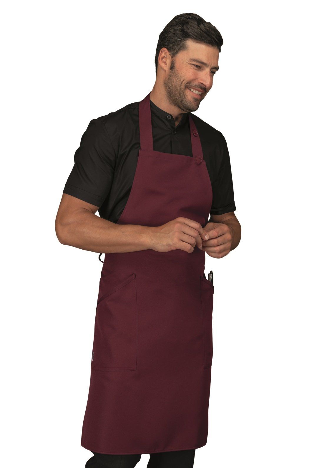 grembiule da cucina bordeaux