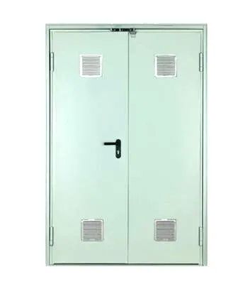 bless metal Puertas de salida de emergencia con rejilla