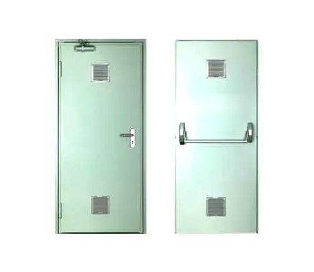 Bless metal Puertas de salida de emergencia con rejilla