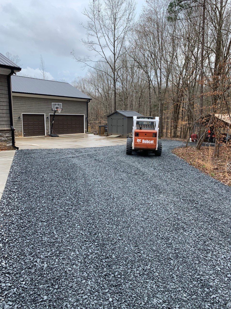 Gravel Driveways — Seagrove, NC — B & D Backhoe & Hauling
