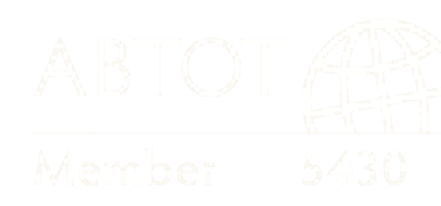 A logo for abtot member 5593 with a globe on it