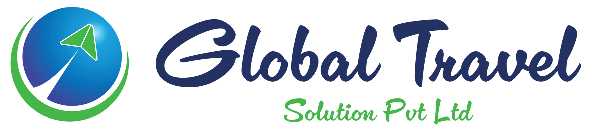 Logo for Global Travel, with the words 