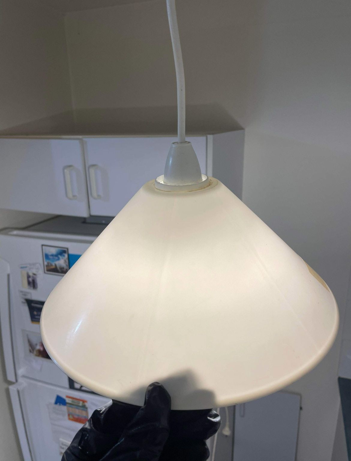 After Cleaning Chandelier Cleiling Lamp  — Saving Time In Charlestown NSW