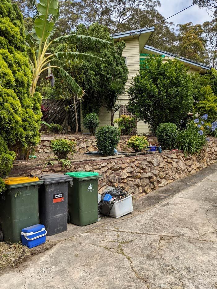 Clean Area with Retaining Wall Garden — Saving Time In Newcastle NSW