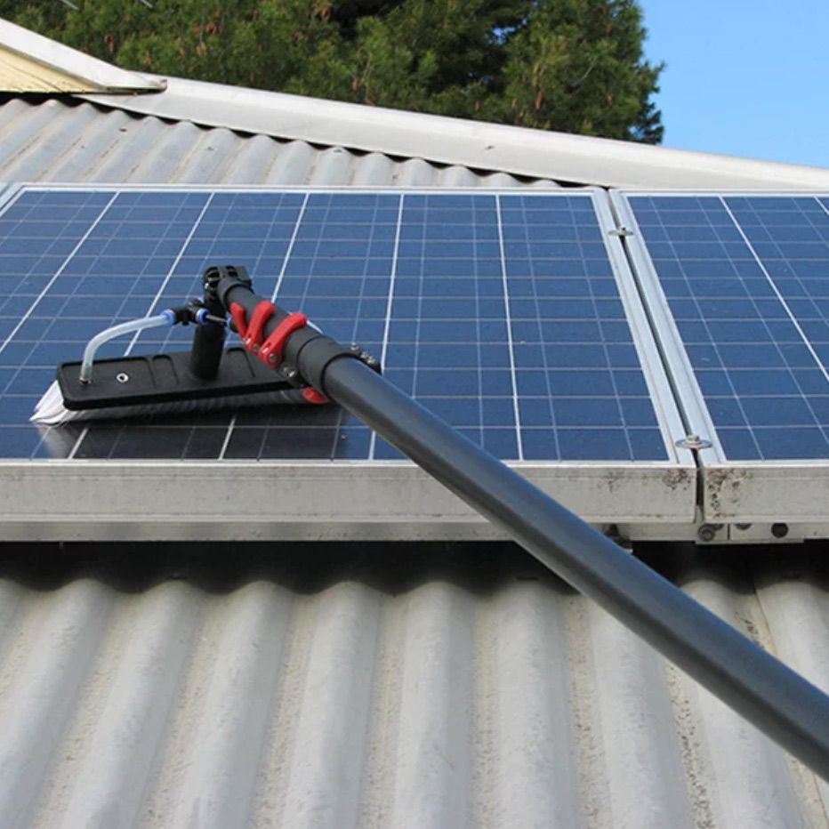 Cleaning The Solar Panels On The Roof — Saving Time In Charlestown NSW