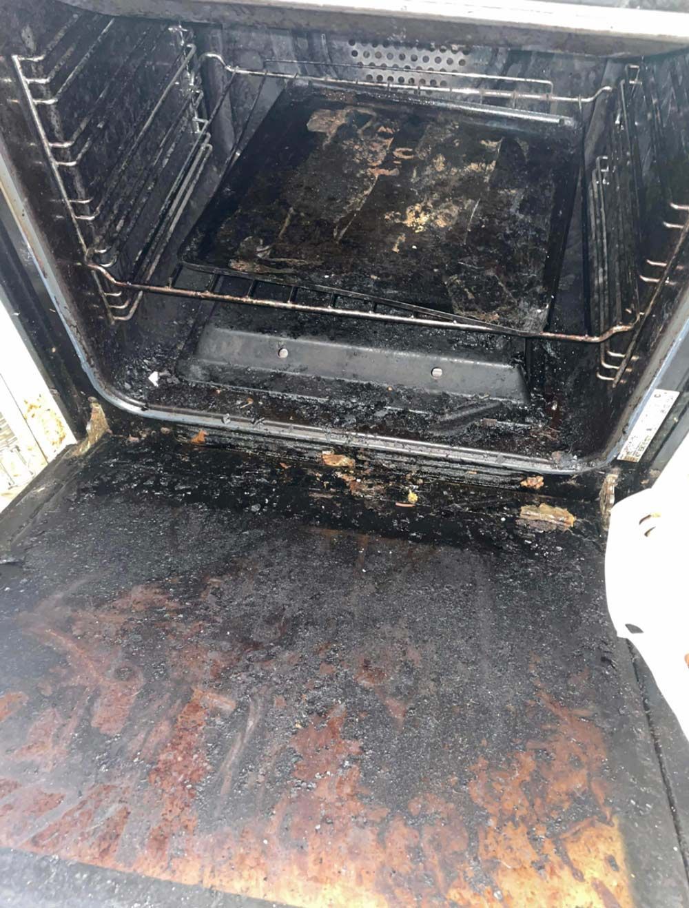 Open Dirty Oven For Deep Cleaning — Saving Time In Lake Macquarie NSW