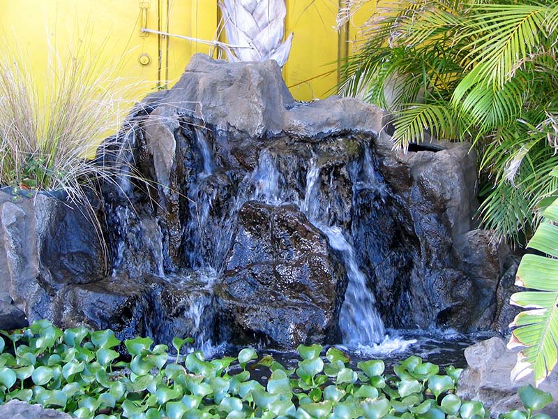 view of a water fall