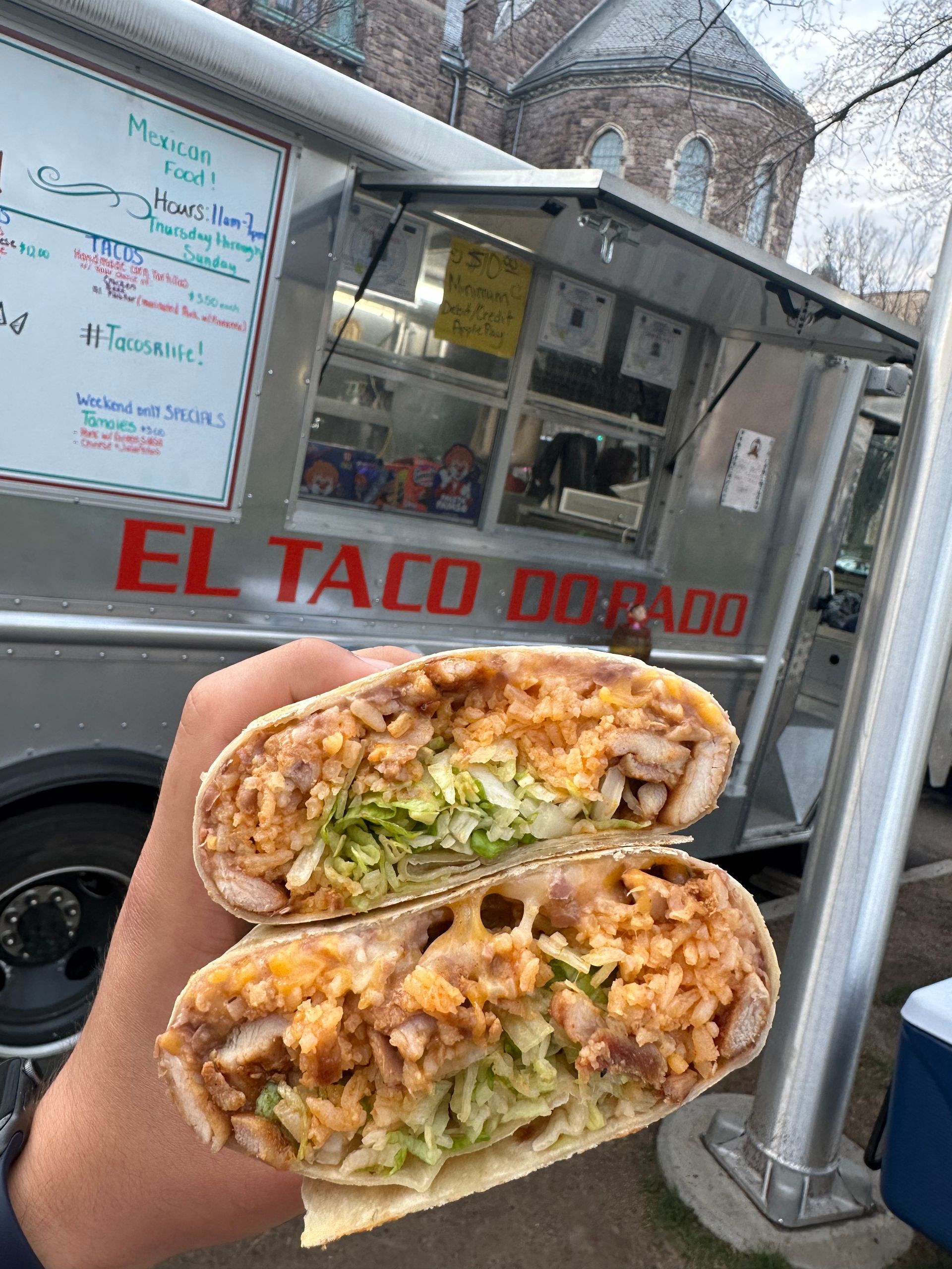 El Taco Dorado Burrito