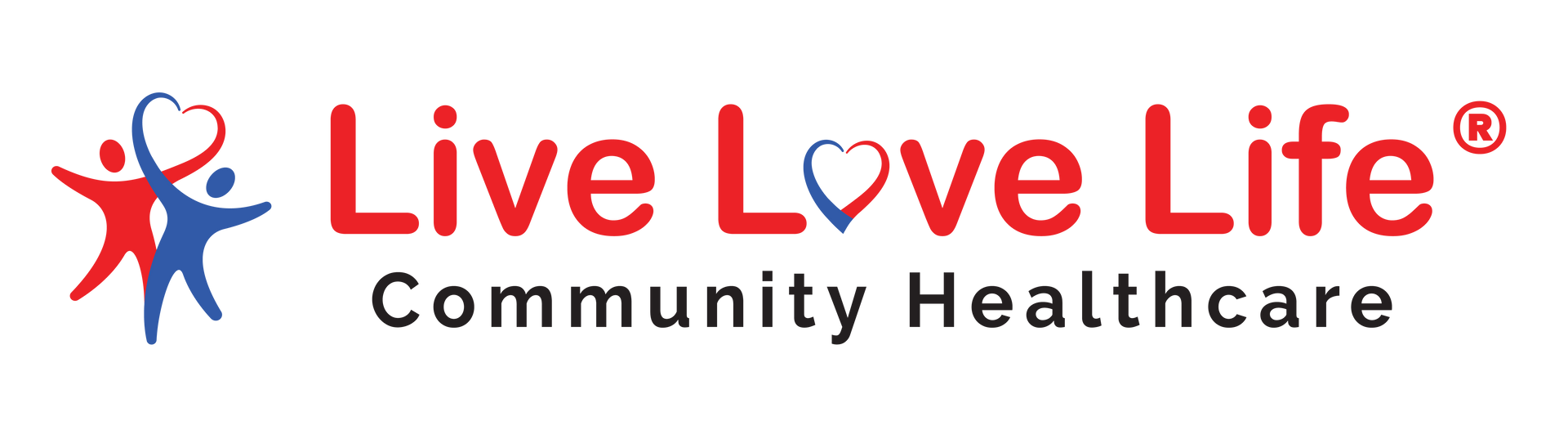 The logo for live love life community healthcare