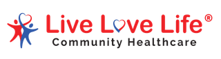 The logo for live love life community healthcare