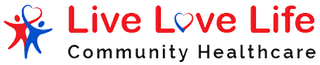 The logo for live love life community healthcare