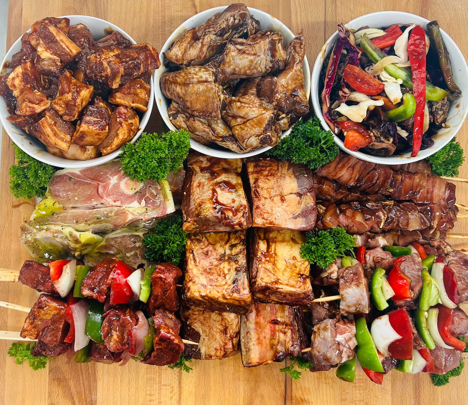 BBQ Marinated display -Butcher in Ballarat Central, VIC