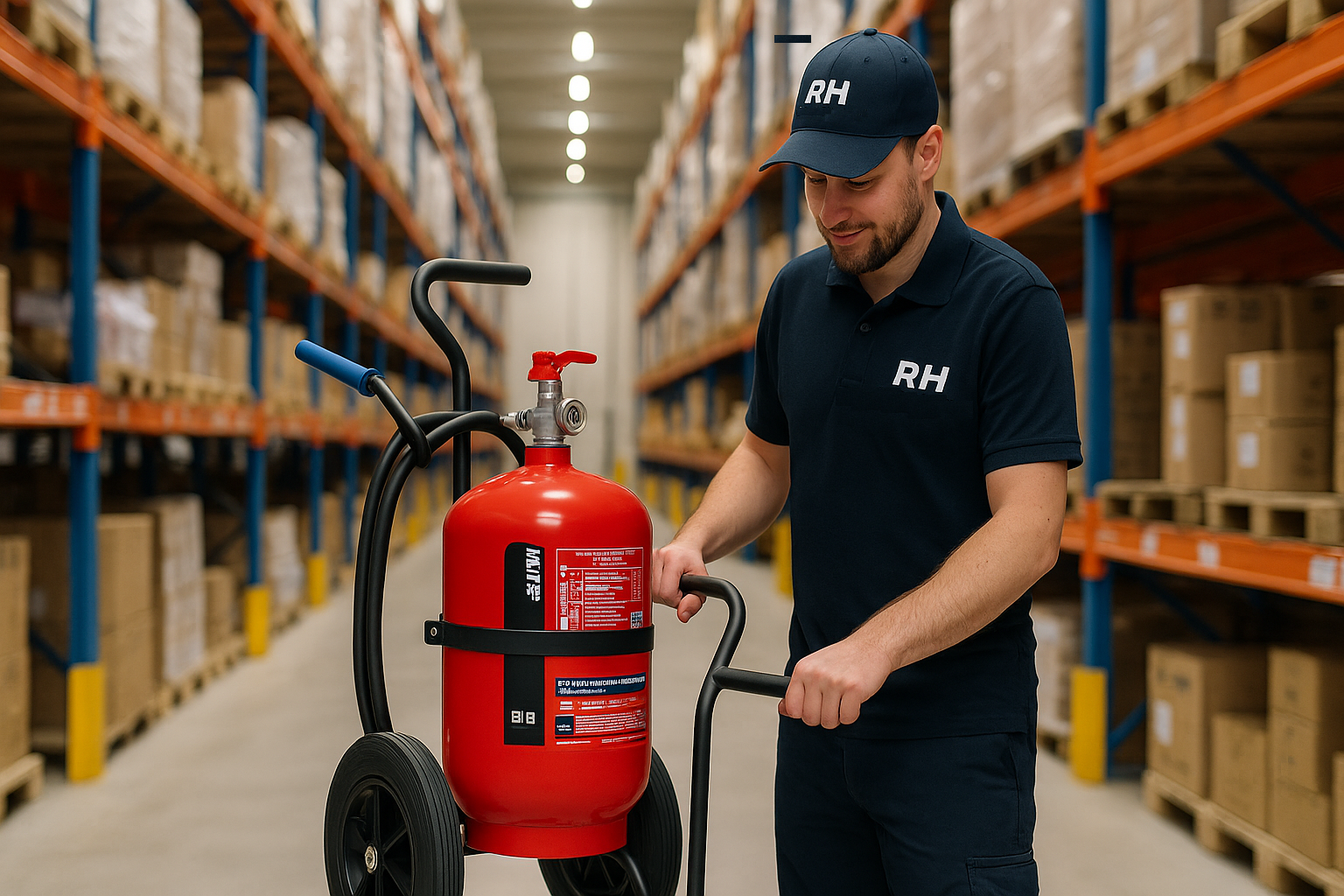Bezorgen en installeren bluswagens door RH Brandbeveiliging