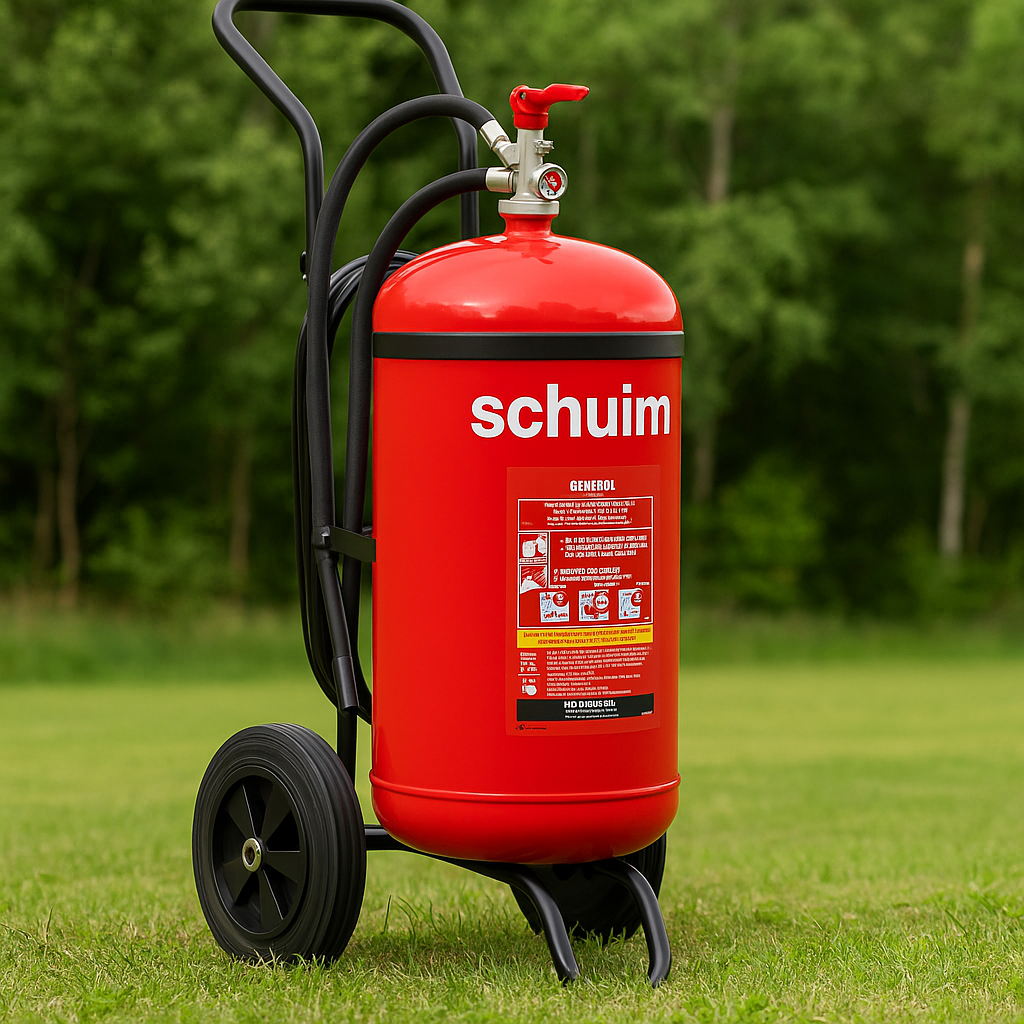 Schuimwagen met Fluor en PFAS vrije blusschuim