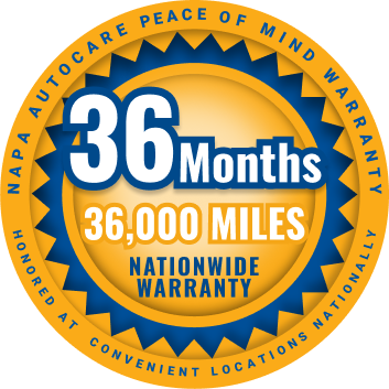 36 Months / 36,000 Miles NAPA Nationwide Warranty  | Maywood Automotive