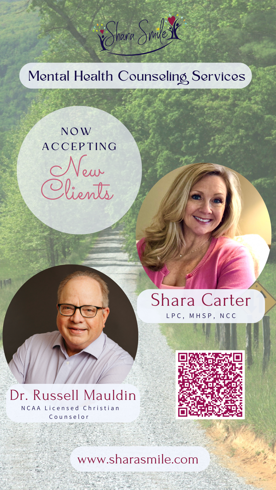 A woman in a pink shirt is standing in a field with a sunset in the background.